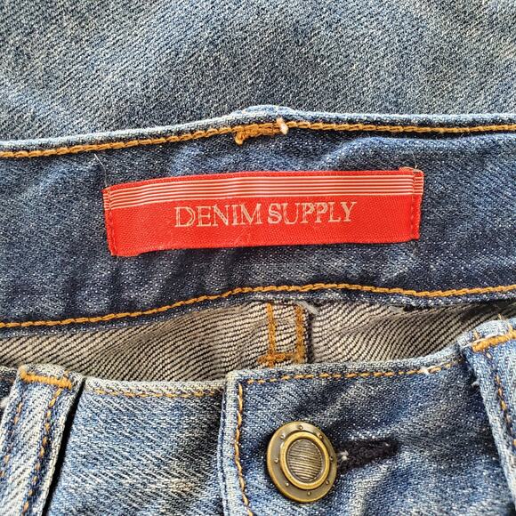 Denim Supply Men's Medium Blue Straight Leg Jeans Size 28x28 - Picture 6 of 8